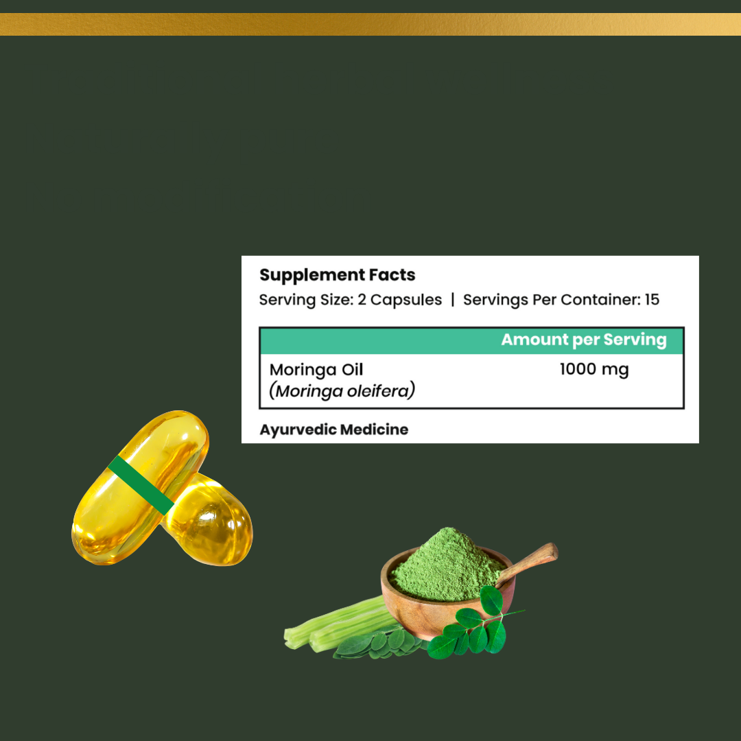 Voll Sante Moringa Oil: Bottle of 30 Capsules