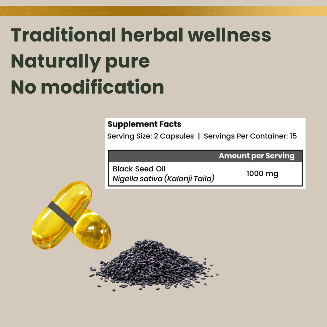 Voll Sante Black seed Oil: Bottle of 30 Capsules