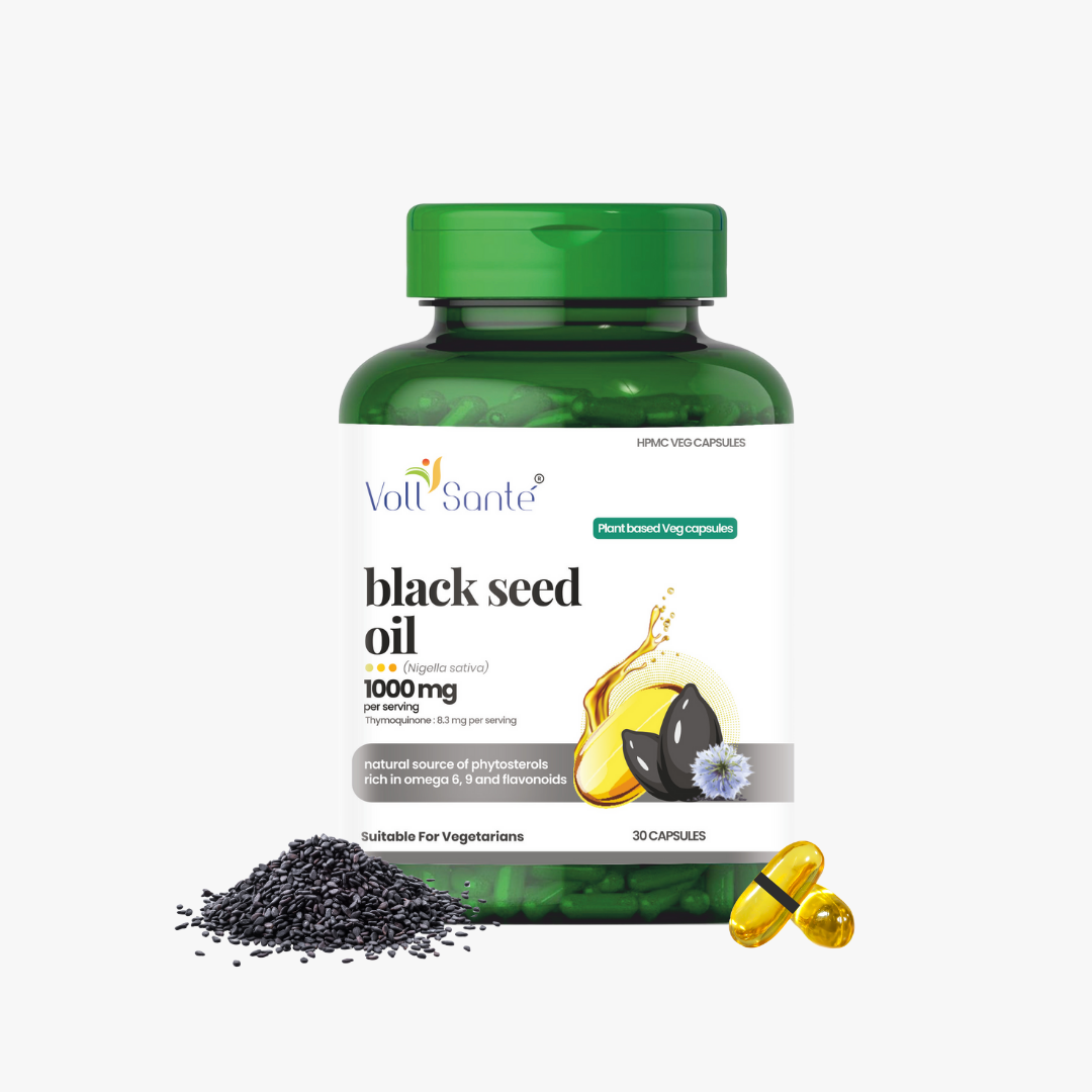 Voll Sante Black seed Oil: Bottle of 30 Capsules