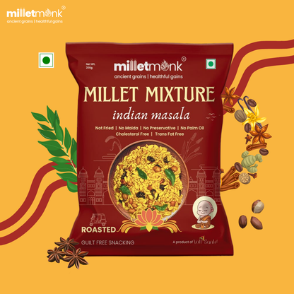 Millet Monk Millet Namkeen Mixture: 160g