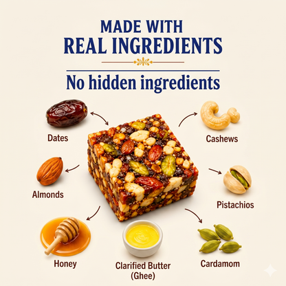 Cravia Date Bites – Premium Date & Nut Energy Bites | No Added Sugar | 120g × 2