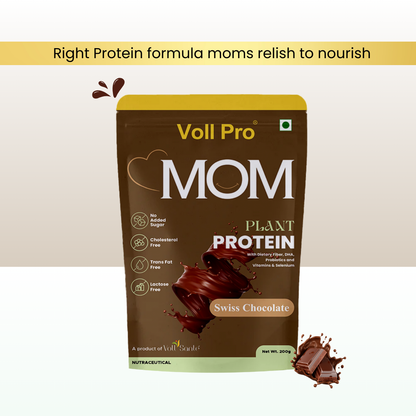Voll Pro MOM Plant Protein Powder 200g (Swiss Chocolate Flavour)