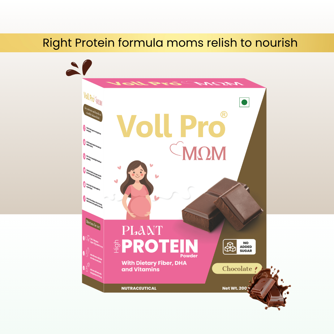 Voll Pro MOM Plant Protein Powder 200g (Swiss Chocolate Flavour)