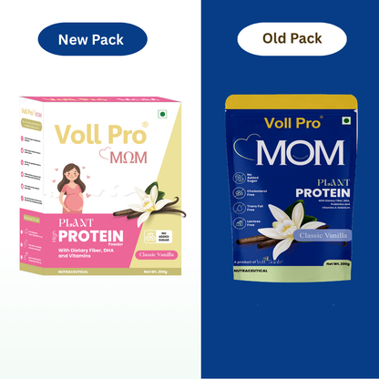 Voll Pro MOM Plant Protein Powder 200g (Vanilla Flavour)