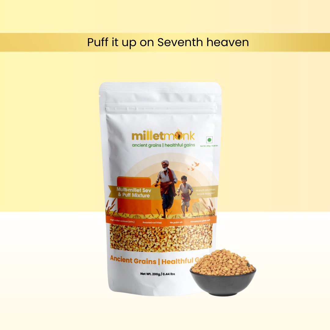 Millet Monk Sev & Puff mix : 200g