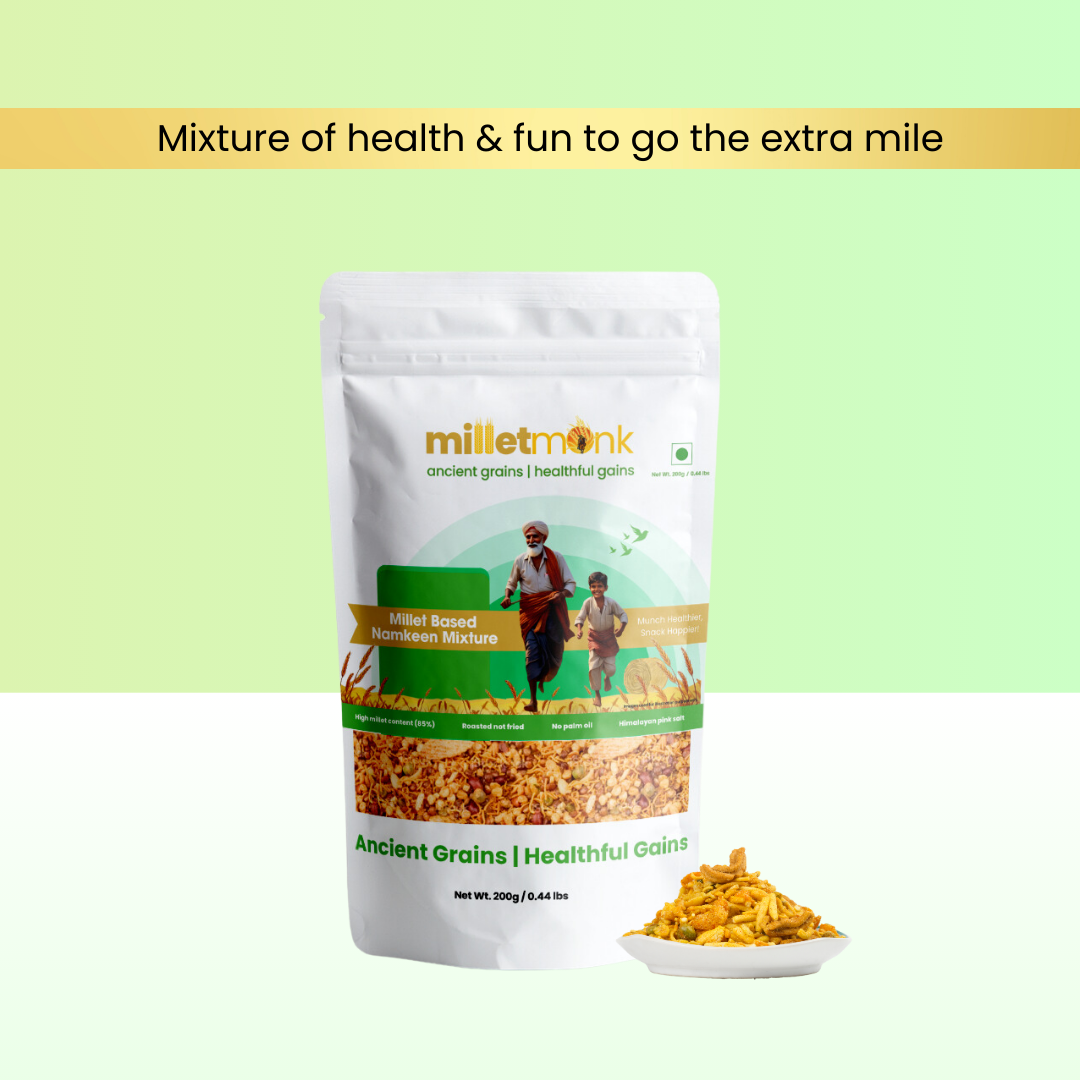 Millet Monk Millet Mixture Namkeen: 200g