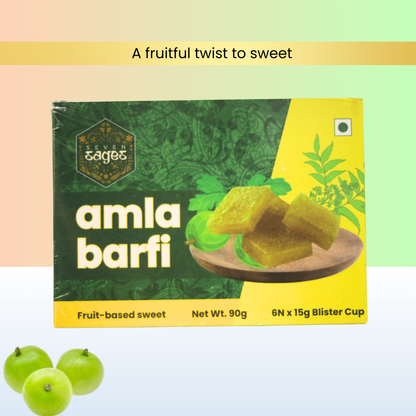 Seven Sages Amla Barfi : 90g ( 6N X 15g Blister Cup )